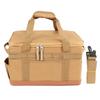 Outdoor Camping Storage Bag with Handles 30L Large Capacity Portable Camping Storage Bag Khaki