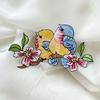 1Pc Bird Patch Cartoon Cloth Sticker DIY Clothing Decoration Faishon Flower Patch Embroidered Cheongsam Patch