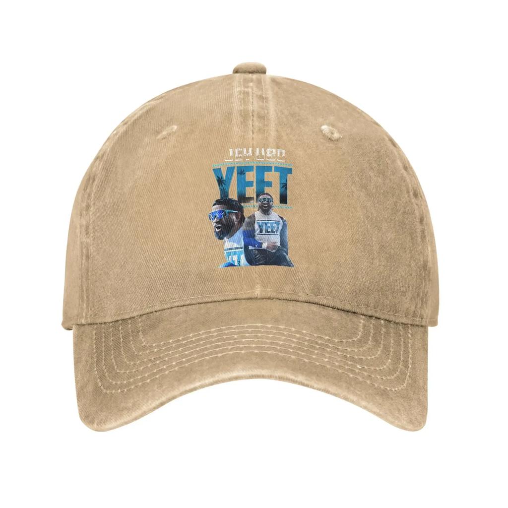 WoUnisex WoWoUnisex Jey Uso Yeet  Caps Accessories Baseball Cap Retro Oversized Gym Trucker Hats Adjustable ZM038