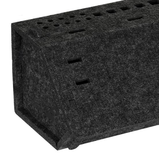 3D Printer Tools Storage Box Large Capacity 24 Holes Easy To Install Multipurpose Tool Storage Box Desktop Detachable Organizer