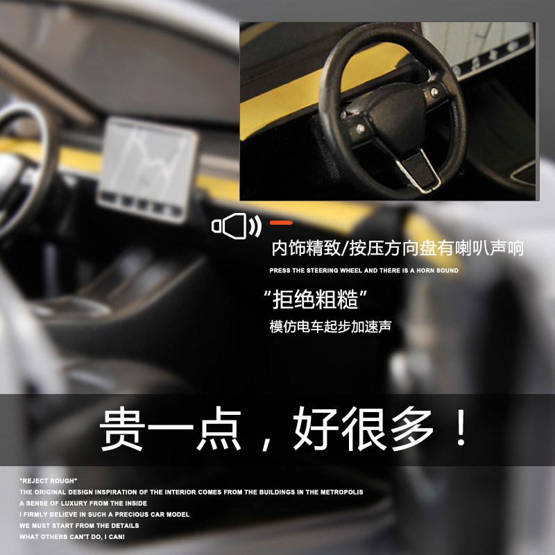 1:24 Model Y Premium Elektryczny Crossover Metalowy Odlew Model Samochodu Dekoracja na Biurko Kolekcjonerski Ornament Prezent Świąteczny Dla Przyjaciela