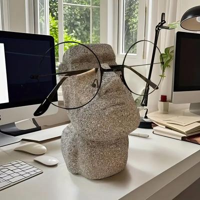 Funny Creative Glasses Holder Decorative Glasse Lenses Stand Office Accessories Figurines Miniatures Room Ornaments Home