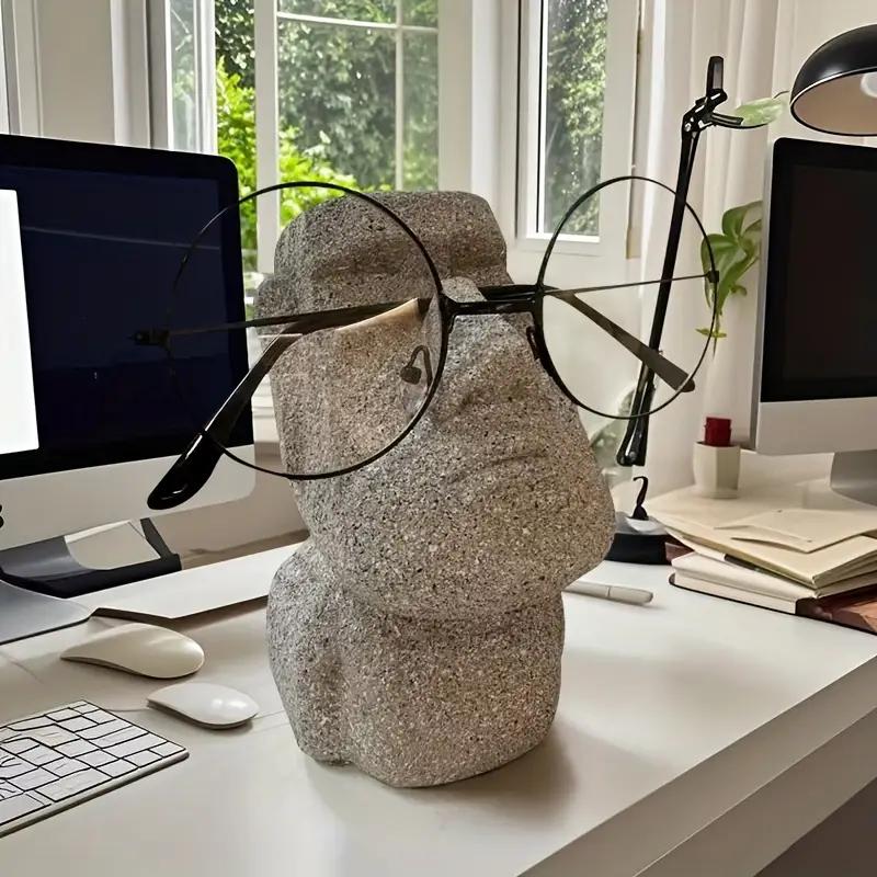 

Смешной Креативный Держатель для Очков Декоративная Подставка для Линз Очков Офисные Аксессуары Фигурки Миниатюры Украшения для Комнаты Дом