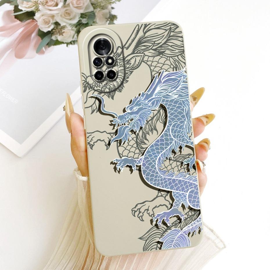 Cute Printed Phone Case For Huawei Nova 8 8i Soft Silicone Shockproof Cases For Huawei Nova8 Nova8i Covers Bumpers