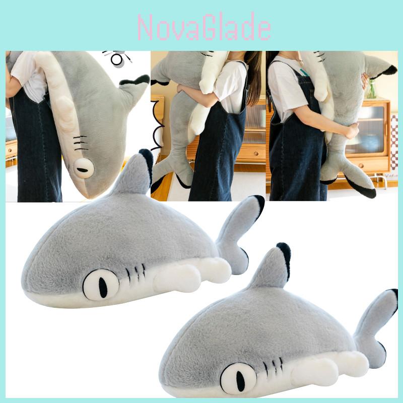 Cute Shark Cat Plush Toy Pillow For Kids Soft And Cuddly, Perfect For Bedtime Snuggles! 70cm-150cm Sizes Available