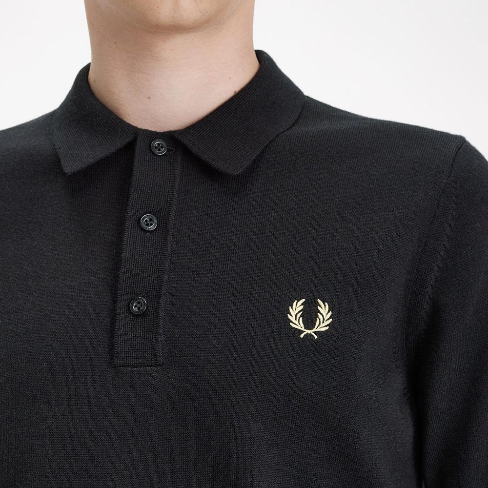 Fred Perry [Sharp] Classic Merino Wool Knit Shirt (198) Afpm2417623-198