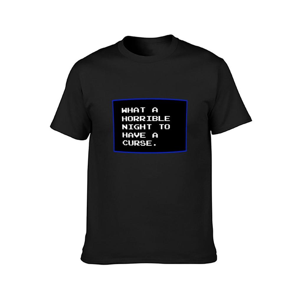 What a Horrible Night To Have a Curse T-Shirt Customs Tops Quick Drying Boys Animal Print Men Clothes