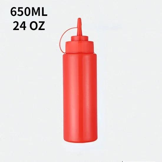 Butelki do wyciskania na przyprawy 250ML/360ML/450ML/650ML/800ML na keczup, musztardę, majonez, ostre sosy, butelki na oliwę z oliwek, gadżet kuchenny