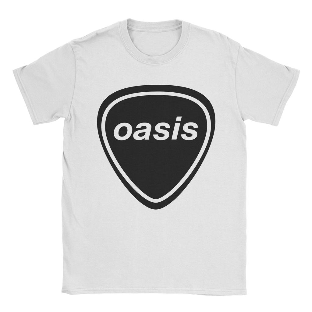 Men Women O-Oasis Rock Music Logo T Shirts  Pure Cotton Clothes Leisure Short Sleeve Crew Neck Tees Gift T-Shirt