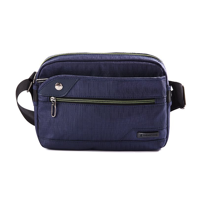 Simple Business Oxford Cloth Men's Messenger Bag Daily Commute Large Capacity Waterproof Wear-resistant Messenger Bag Men
