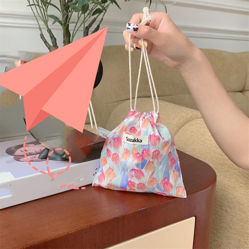Borsa per scarpe da viaggio da donna alla moda Borsa per cosmetici portatile con coulisse Borsa per vestiti di qualità Custodia per trucco
