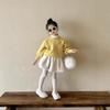 2024 Winter Floral Wool Sweater & Skirt Set for Children