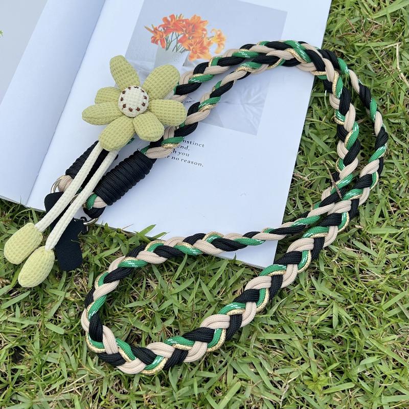 Twist Woven Sunflower Lanyard Long Crossbody Lanyard With A Variety Of Matching Ways Mobile Phone Outdoor Audio Key