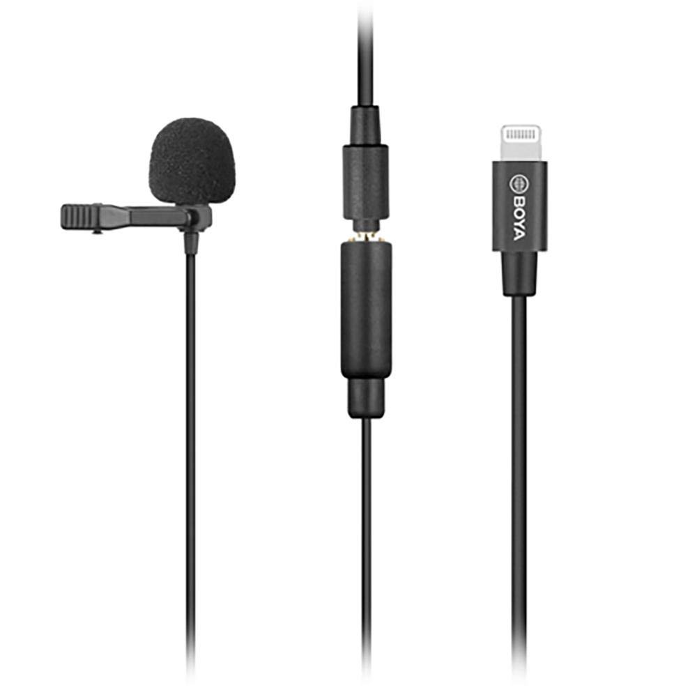 

Boya Lavalier Microphone for iOS Black by-M2 - Devices, чёрный
