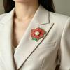 Trendy New Flowers Women Brooch Luxurious High-End Floral Pearl Pins Fashion Female Party Coat Dress Scarf Accessories Jewelry