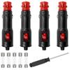 Xiatiaosann 4PCS /24V 10A Cigarette Lighter Male Plug Switch Aux Socket Plug Car Replacement