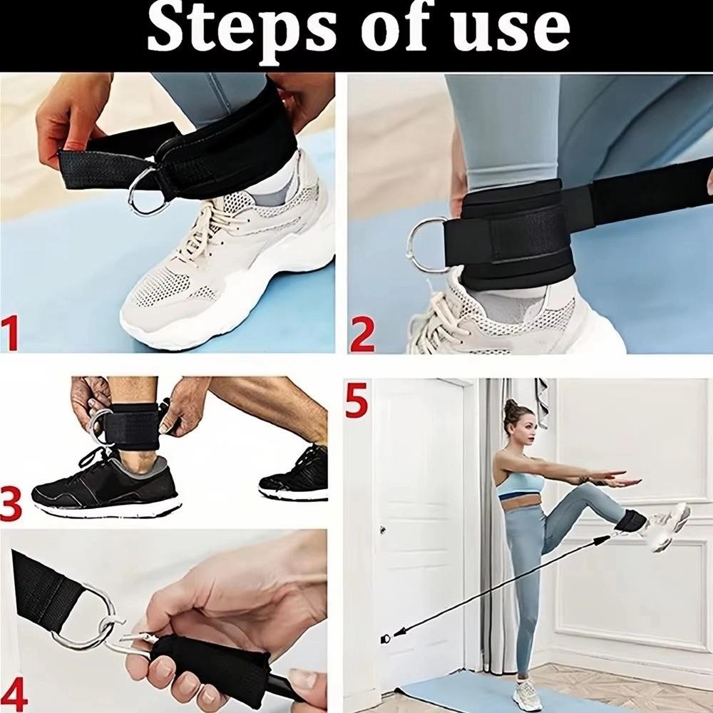 for Cable Machine Ideal Ankle Padded Straps D-Ring Glute Kickback Fitness Ankle Covers  Sports
