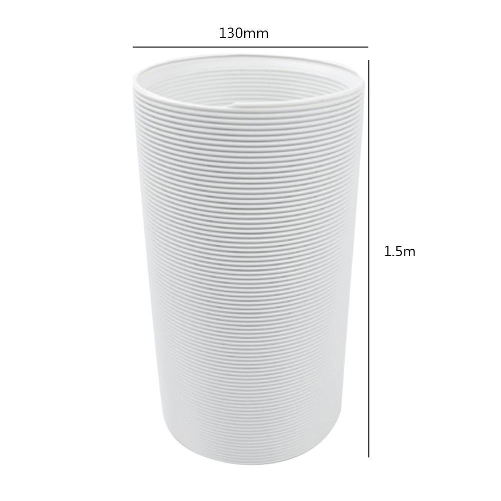 1.5/2M Portable Flexible Conditioner Exhaust Hose Tube 13/15cm Exhaust Pipe Hose Connector Interface for Mobile Air Conditioning