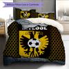 Ropa de cama con estampado SBV Vitesse Decoración del hogar Regalo de cumpleaños y festival (1 * funda nórdica + 2 * fundas de almohada, sin núcleo)