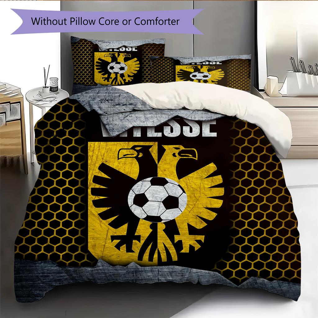 Ropa de cama con estampado SBV Vitesse Decoración del hogar Regalo de cumpleaños y festival (1 * funda nórdica + 2 * fundas de almohada, sin núcleo)