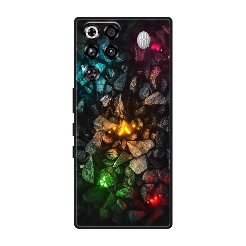 Case For Nubia Red Magic 11 Pro Plus Case Cool Silicone Protective Cover for Red Magic 11 Pro+ 5G Bumper Fundas Black Coque