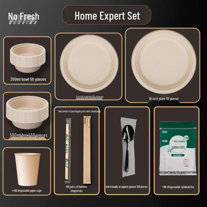 Heavy-Duty Disposable Round Paper Plates