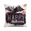 Halloween Bat Crow Pumpkin Print Cushion Cover Home Living Room Sofa Decoration Throw Pillow Cover