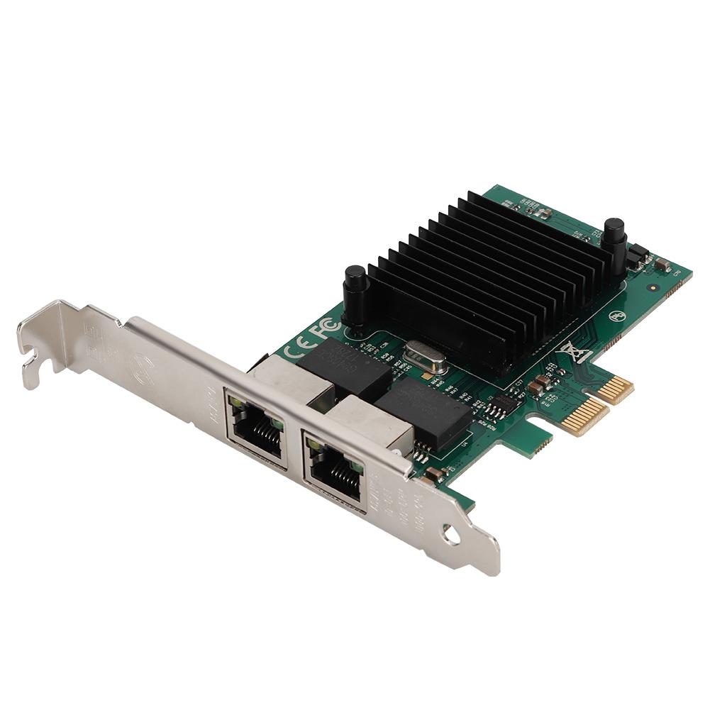 PCI E X1 1000Mbps Double Port Gigabit EtherneT Network Card