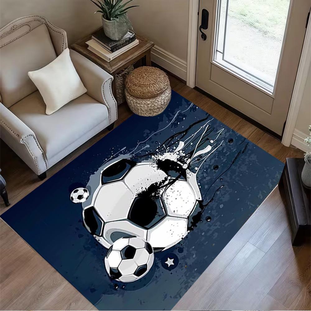 1pc Soccer Ball rug home carpet design for office decor gift living room bedroom