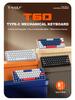 T-WOLF T60 61-Key Hot-Swappable Mechanical Gaming Keyboard with Mixed-Light and Two-Tone Blue Switch (Russian)