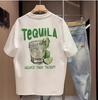Luxuryluxurious Unisexs Tshirt For Summer 2026 Short Style Outdoor Casual Letter Design Pure Cotton Loose Fit Tshirt