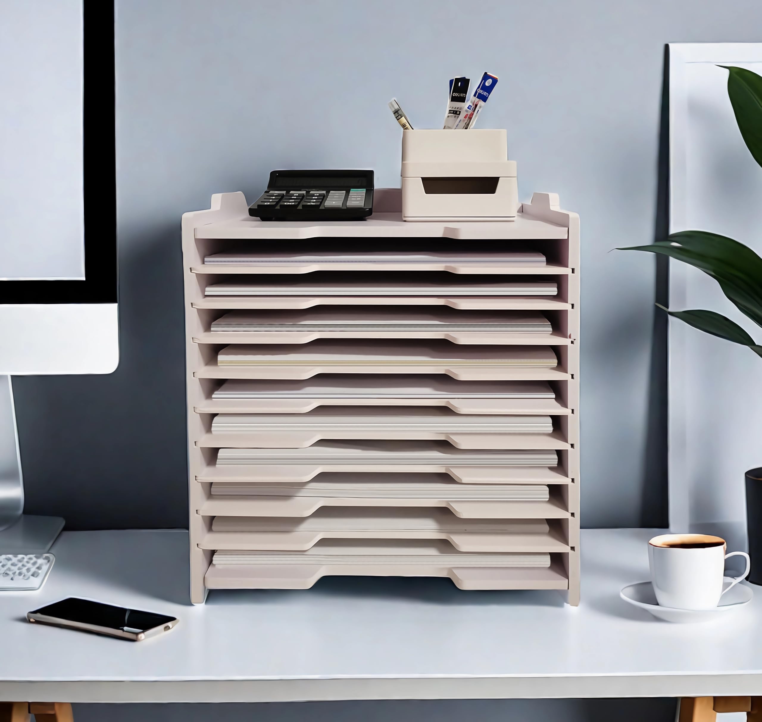 

Папка для документов, чехол для писем B4, настольный, чистый, 10-ярусный лоток, неглубокий лоток, деревянный ящик, регулируемая высота, выдвижная доска, органайзер для документов, полка