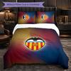 Valencia FC Themed Bedding 3Pcs Duvet Cover Set Decorative Bed Linen For Teen Room Home Decoration