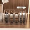 Transparent Storage Container Removable Dividers Organizing Box Home Supplies Display Rack  Makeup