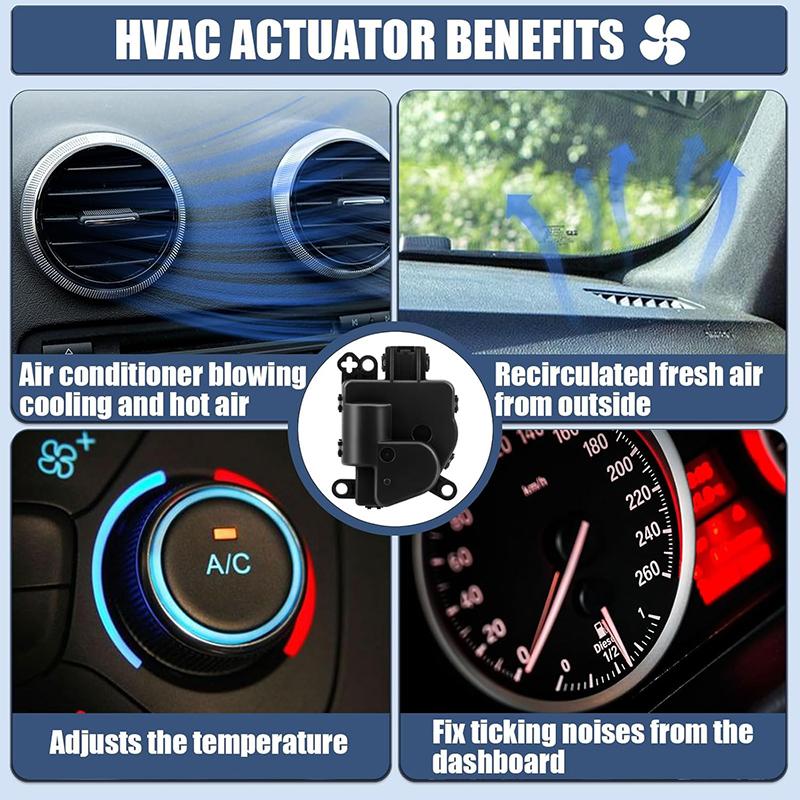 Car Air Conditioner Damper Actuator HVAC Heater Blend Door Actuator AC Door Actuator Efficient Air Doors