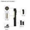 Waterproof COB LED Flashlight Magnetic Base Work Light Security Mini Pen Light  Camping