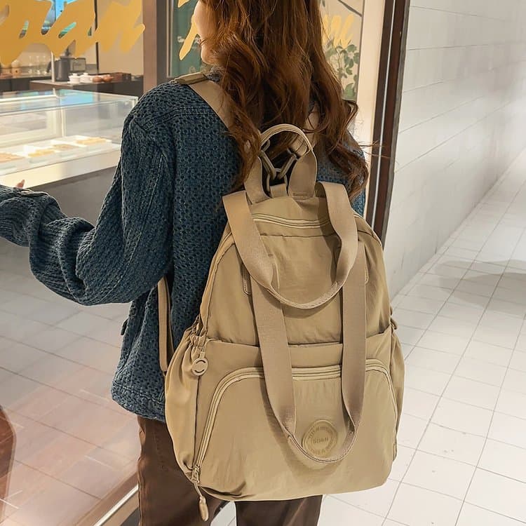 Zaino anti-schizzo in nylon zaino a tracolla da donna