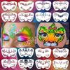 8Pcs Face Tattoo Face Painting Stencils Multiple Pattern Face Paint Templates  Adults Kids
