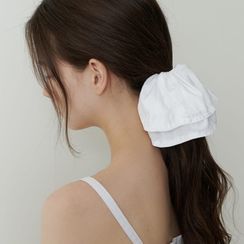 

KINDABABY essential glint scrunch - молочно-белый off white