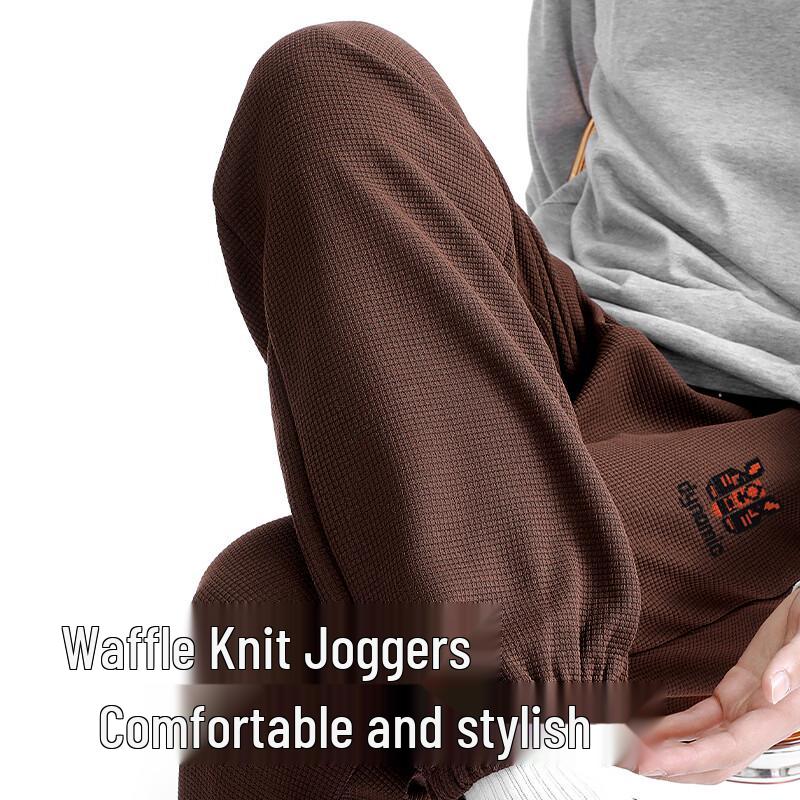 Baleno Men's Waffle Casual Joggers