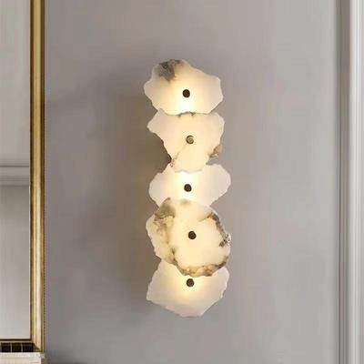 Marmeren LED Wandlamp Verlichting Wandlamp voor Slaapkamer Woonkamer Eetkamer Wanddecoratie Modern Kunst Design