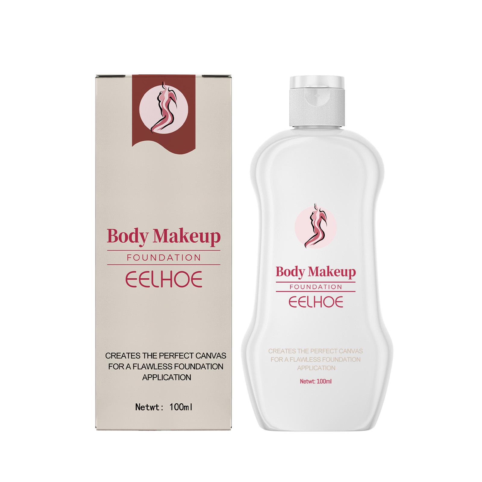 

EELHOE Body Makeup Foundation Маскировка пятен на коже Татуировки Изъяны Натуральное увлажнение Длительное действие Не требует снятия макияжа 100ml