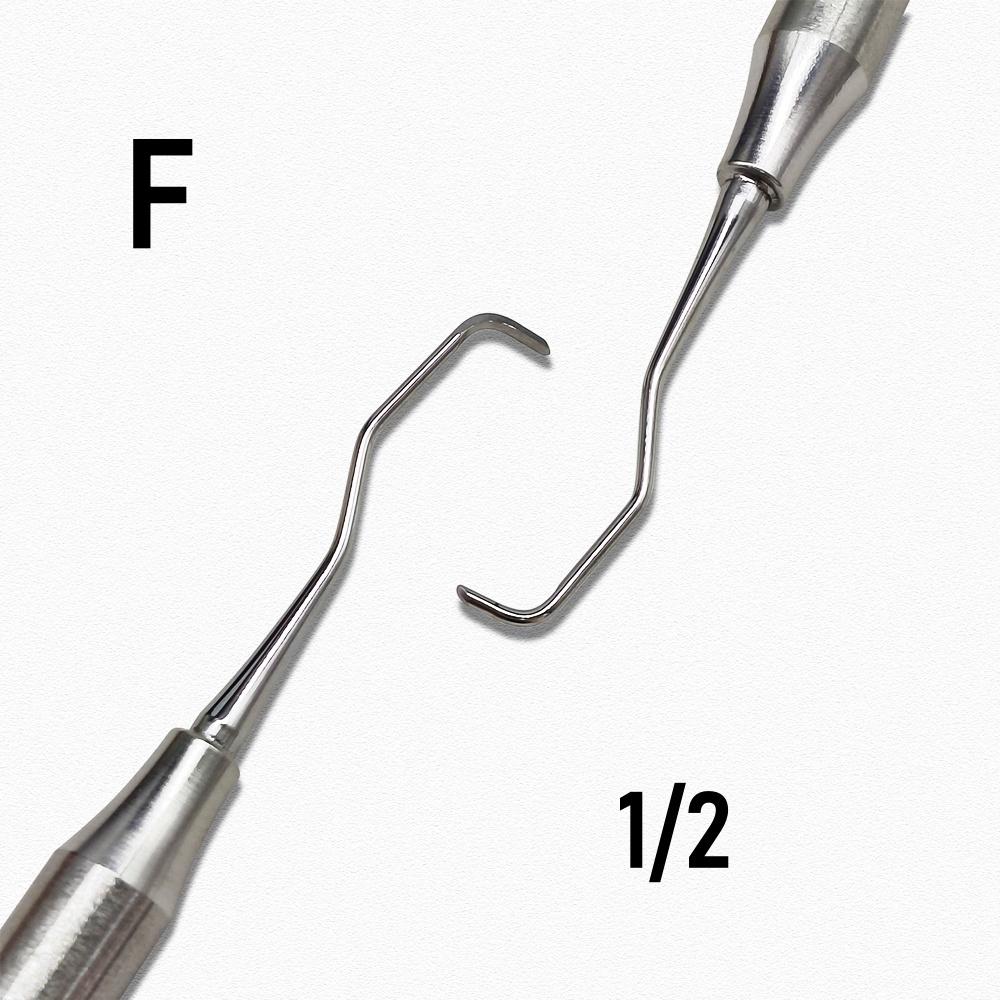 

Стоматологическая профессиональная кюретка Грейси, пародонтальные костные кюреты, перио-стоматологическая чистка зубов, скалер, стоматологический инструмент, инструмент для ручного использования 1 piece F