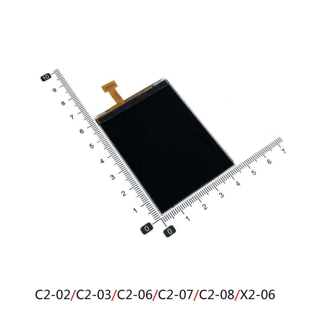 LCD Screen Compatible with Nokia 3208, 7230, C2-02, X2, X3, C5, and 5-00 Models