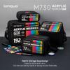 LANGUO 192Colors Direct Liquid Acrylic Marker Pens Set with Protable Bag Stackable Student DIY Graffiti Drawing Painting Pen PRO