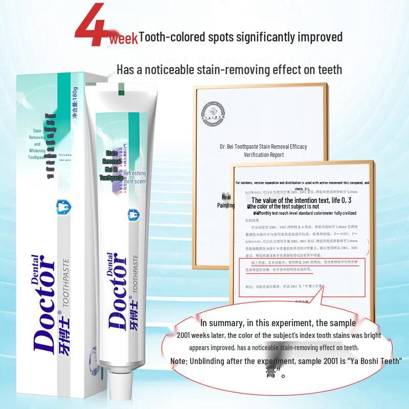 Dr. Oral Whitening & Gum Care Toothpaste - Refreshing Mint