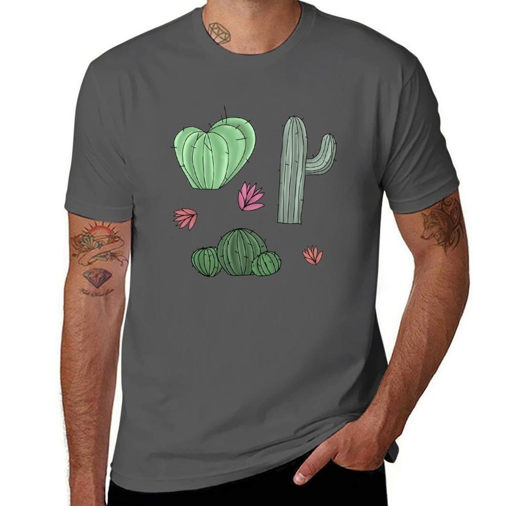Cacti Trio Tshirt Fashion Letter Print Tshirt