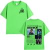 Rapper Myke Towers Graphic Print Tshirts Unisex Women Fashion Hip Hop Oversized ONeck T Shirt Comfort Cotton Short Sleeve Tshirt