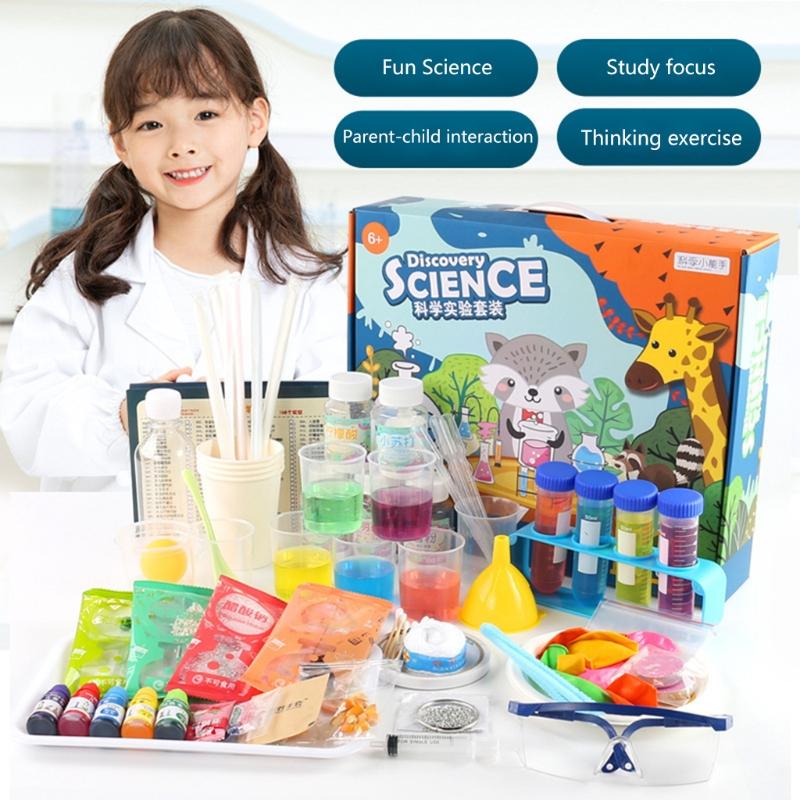 Children Lifelike Chemical Experiment Toys for 6-8 Year Old Kids Brain Training Improve Intelligence Toys