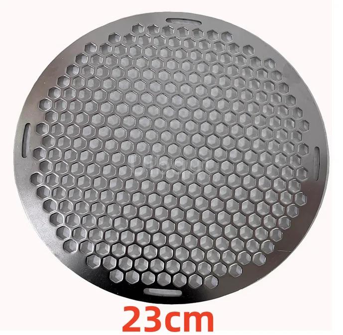 15 to 60cm smooth Barbecue Round hole Cooling Baking Rack 304 Stainless Steel Wire Oven Sheet Circular BBQ Net Baking Grill